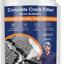 Concrete Crack Filler, 3 PCS Self Leveling Cement Crack Sealant, Quick-Drying Sealing Adhesive Repair Sealer for Driveways, Sidewalks, Patios, Waterproof Outdoor Joint Caulking Glue, Gray