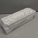 SPACEKEEPER Slim Rolling Storage Cart 4 Tier Bathroom Organizer Mobile Shelving Unit Utility Cart Tower Rack for Kitchen Laundry Narrow Places, White