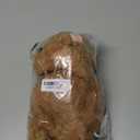 Ditucu Original Golden Retriever Microwavable Weighted Stuffed Animal Heated Dog Plush for Warmth Comfort Period Cramps Pain Plushies Toys Gifts for Kids Adults Dark Brown 9 inch