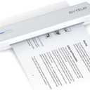 C80 Portable Thermal Printer for Documents  Inkless A4/US Letter/Legal (Thermal Paper Only), 203 DPI, Bluetooth for iOS/Android/iPad & USB for Windows/Mac (Driver Required), Includes Starter Paper