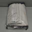 Joywell 100% Blackout Linen Curtains 84 Inch Long for Bedroom Natural Black Out Curtain Back Tab Hook Belt Room Darkening Thermal Insulated Drapes for Living Room Window Cream Ivory 2 Panel,52 x 84