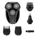 Remington Balder 3 Head Shaver Dual-Track Cutting Heads Multi-Directional Pivot 45 Minute Run Time 100 Percent Waterproof Complete Grooming Kit with Beard Trimmer Nose and Ear Trimmer