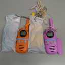 Walkie Talkies for Kids Rechargeable,Toys for Boys and Girls Ages 3-12, 4 Pack Long Range 2-Way Radios, Birthday Gifts,Christmas Stockings, Outdoor Play, Family Games, Hiking Camping Gear