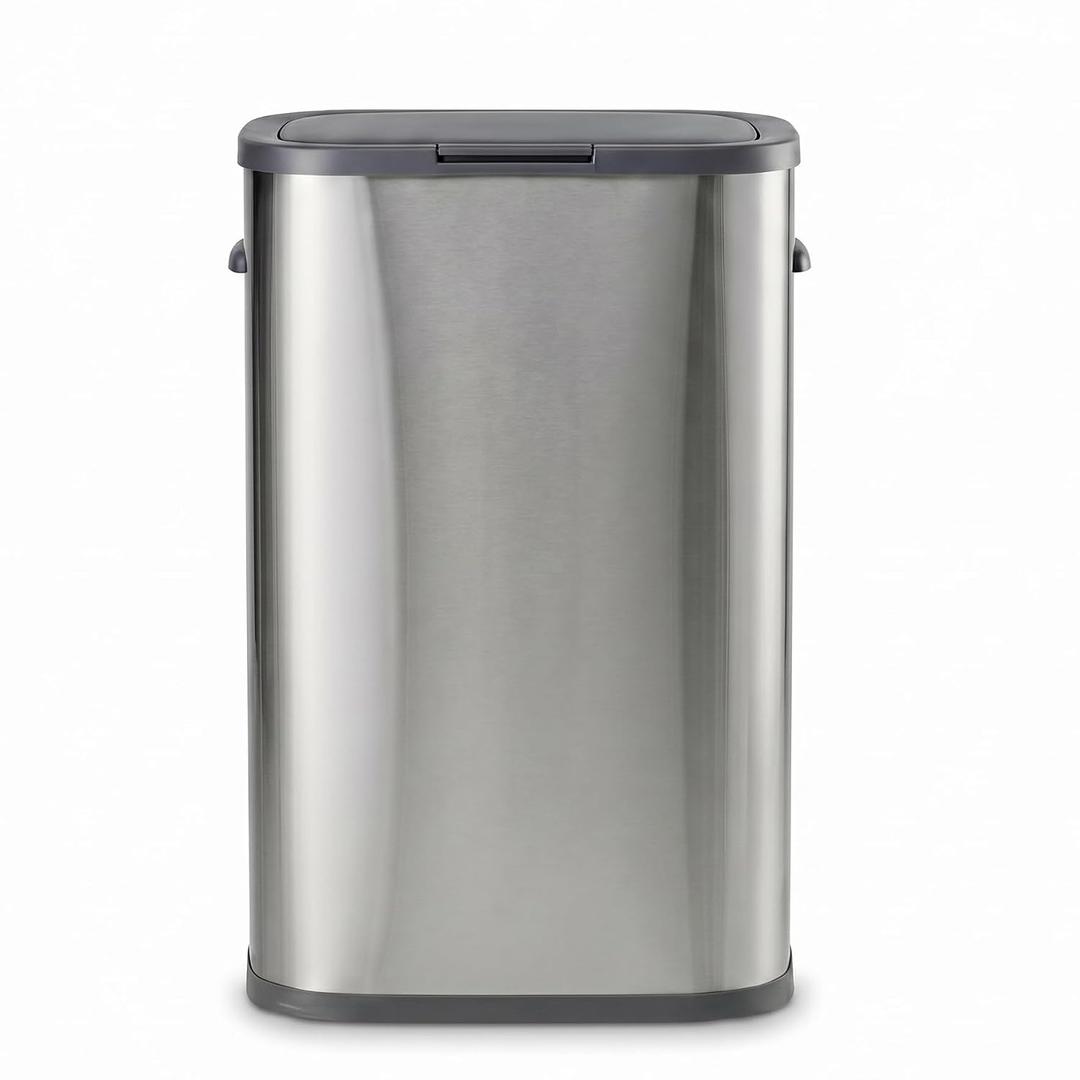 Garvee 13 Gallon Stainless Steel Press-Top Kitchen Trash Can