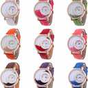 10 Pack Wholesales Women's Leather Watch Quicksand Bracelet Ladies Dress