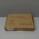 Key Holder for Wall, Decorative Key and Mail Holder with Shelf Has Large Key Hooks for Bags, Coats  Paulownia Wood Key Hanger with Mounting Hardware (9.8W x 6.7H x 4.2D) (Brown)