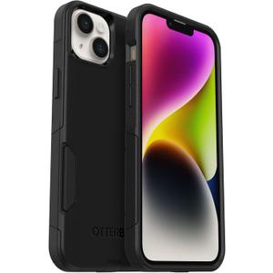 OtterBox Commuter Slim Case Compatible with iPhone 14 Plus (NOT 14/Pro/Pro Max) Dual-Layer Defense - Non-Retail Packaging - Black
