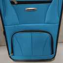 Rockland Fashion Softside Upright Luggage Set, Expandable, Wheel, Telescopic Handle,Turquoise, 2-Piece (14/19)