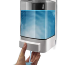 Soap Dispenser Wall Mount, 1000ML Commercial Manual Soap Dispenser Wall Mounted for Bathroom Kitchen Hotel, Shampoo Container Plastic