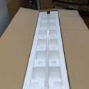 48 in. W x 4 in. H Engineered Stone Backsplash for Bathroom Vanity Sink Top in Carrara White