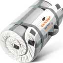 Floor Memory Foam Car Camping Bed Glamping Roll Up Futon Mattress, Japanese Floor Sleeping Mat Camp Cot Mattress Pad Travel Guest Side Sleepers [Single: 75 * 30 * 3''] (White)