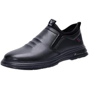 DINGGU Non Slip Work Shoes for Men Waterproof Slip on Slip Resistant Work Shoes Food Service Kitchen Restaurant Chef Dress Shoes 10.5