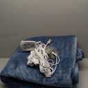 Heated Blanket Electric Blanket King 100"x90" Heating Blanket with Dual Control 10 Heat Levels & 10 Hours Auto-Off Overheat Protection Cozy Soft Flannel King Size Blanket Fast Heating Machine Washable