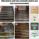 Stair Treads for Wooden Steps 15pcs - 8x30in Carpet Stairs Runner Indoor Non-Slip Stair Mats for Kids Elders and Pets Black