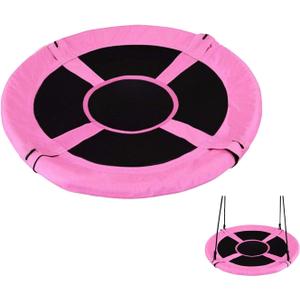40-Inch Tree Swing Replacement Fabric,Saucer Swing Replacement Cover,Round Saucer Swing Seat Cover,Oxford Fabric(Pink)