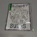 Funny Laundry Room Decor, Funny Laundry Signs, Decorative Plaque for Wall, Housewarming Gifts, Rustic Door Hanger, Farmhouse Wood Sign, Home Decor, Rustic Hanging Sign 7.9x10.2 Inches