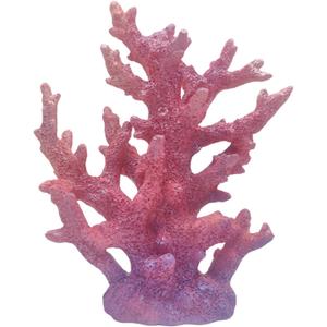 Beach Coastal Decor Coral Reef Home Decor Coral Statue Sculpture Home,Desk,Bathroom,Desktop Shelf Statue,Marine Themed Gifts (Gradient Purple Coral)