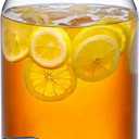Amazing Abby - Beverly - Plastic Beverage Dispenser with Spigot (1 Gallon, 4 Quart), Drink Dispenser for Fridge and Party, BPA-Free, Shatter-Proof, Great for Lemonade, Iced Tea, Punch, and More
