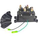 EZROAD 12V 250A Winch Solenoid Relay Contactor Thumb Truck ATV UTV Boat 4x4 Vehicle 3000-5000lbs 63070 62135 74900 2875714 70715 Compatible with Warn Ramsey Superwinch Champion w/ 6 Protecting Cap