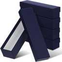 Teling 4 Pcs Coin Storage Box 2x2inch Flip Holders Collectors Coin Supplies Holders for Cents Collection Cardboard(Blue)