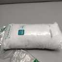 LIFEREVO 2 Pack Fluffy Faux Rabbit Fur Pillow Cases, Luxury Soft Plush Shaggy Bubble Waffle Pillowcases King Size Zipper Closure, Furry Fuzzy Long Pillow Shams for Bedroom Living Room 20x36, White