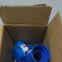 2 Pcs Stadium Horn for Adult, 21 Inch Vuvuzela Plastic Collapsible Cheering Trumpets for Sporting Events Football Carnival Party (Blue)