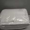 Cosybay Oversized King Size Feather Down Fiber Comforter - Ultra Soft 100% Cotton Duvet Insert, All Season Hotel Luxury Bedding with Corner Tabs, 116"x98" White