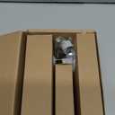 Veise Fingerprint Door Lock with 2 Lever Handles - Keyless Entry Door Lock, Electronic Keypad Deadbolt, Digital Smart Code & Front Handle Sets, Auto-Locking, Easy Installation, Matte Black