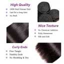 Straight Bundles 1b Straight Bundles 24 26 28 Inch CnumGunm Unprocessed Brazilian Natural Color Human Hair Bundle