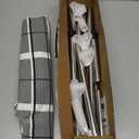 Elevated Raised Outdoor Dog Bed - Cooling Lifted Outside Dogs Cot Bed with Non-Slip Feet Dog Hammock Bed with Stainless Steel Frame Portable Puppy Pet Bed for Indoor & Outdoor ((M-):34'' x 20'' x 6'')