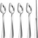 Hiware 4-piece Grapefruit Spoons and Grapefruit Knife, 18/8 Stainless Steel