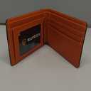 RUNBOX Novelty Wallet for Men Slim 11 Credit Card Holder Slots Leather RFID Blocking Small Thin Men's Wallet Bifold Minimalist Front Pocket Large Capacity Gift Box, Modern Black