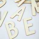 248 Pcs Wooden Letters 4in Alphabet Letters and Wooden Unfinished Wood Letters Crafts Wooden Letters for Spelling Learning Education