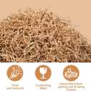 ZOEHROWS 2.2LB Crinkle Paper Gift Basket Filler, Brown Shredded Paper For Gift Baskets, Box Filler For Wrapping & Decor, Gift Basket Filler For Birthdays, Weddings, Anniversaries
