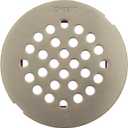 Moen Snap-In Shower Drain Cover, For Use with 3-inch Shower Drain, Brushed Nickel, 101663BN