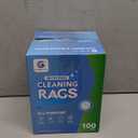 GLIMGLINT Microfiber Cleaning Cloth, 100 Pack Cleaning Rags, Lint-Free, Ultra Absorbent Reusable Paper Towels for Home, Kitchen, Car, Garage or Shop, Dish Rags, 11" x 9", Blue