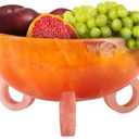 Folkulture Fruit Bowl for Kitchen Counter, 9" Resin Decorative Bowl for Fall Table Decor, Fall Centerpieces for Table, Fruit Basket for Fall Decor or Coffee Table Décor, Kitchen Counter Décor