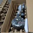 Ceiling Fans with Lights Remote Control, 56" Indoor Wood Ceiling Fan with Light Memory for Patio Gazebo Living Room Bedroom, Walnut & Matte Black