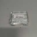 4 x Happy Trees Badge Holder Horizontal ID Card Protector, Name Tag Badge Holders with Resealable Zip, Clear PVC Plastic Sleeves, Pass Case Credential Pouch for Office, School (50 Pack)