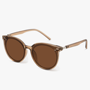 Livho Polarized Sunglasses, Retro & Oversized Shades for Women with Round Lenses
