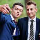 Men's Tie Sets, Black and White Polka Dot Ties for Men with Pocket Square Tie Bar/Cufflinks for Wedding Business