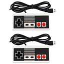 ZENANBiBi Usb Wired Controller 2-Pack for Nes Gamepad  Plug & Play for Windows Pc,Mac,Linux,Raspberry Pi,Retropie,Nes Emulators  Classic Nes Controller Gamepad for Retro Gaming Fun