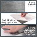 Art3d Peel and Stick Vinyl Floor Tiles 30-Pack 12 x 12 inch, Self Adhesive Waterproof Flooring Wood Planks for Kitchen, Dining Room, Bedrooms, Cover 30 Sq.Ft, Grey Oak