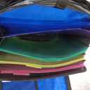 Case-it Mighty Zip Tab School Zipper Binder | 3-Inch O-Rings, 600-Sheet Capacity, 5-Subject Expanding File Folder, Multiple Pockets & Storage Organizer, Shoulder Strap | D-146 Midnight Blue