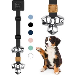 COOYOO Dog Doorbells, Adjustable Potty Training Dog Bells, Upgraded for Training Your Puppy The Easy Way, Premium Quality Housetraining Hanging Bell-5 Extra Large Loud 1.5 DoorBells
