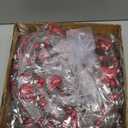 2 Pcs Valentine's Day Wreath and Garland for Mantel Artificial Red Heart Berry Valentine's Day Centerpiece for Romantic Party Wedding Fireplace Table Decor