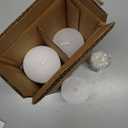 Simply Soson 3x4, 3x6, 3x8 inch White Pillar Candles, Set of 3 Pillar Candles, Rustic Texture, Unscented White Candles, Dripless Candles, Ideal as Wedding, Parties, Spa, Dinner, Home Decor, Church