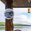 Taylor Jumping Fish Indoor Outdoor Dial Thermometer, Wireless Thermometer with Easy to Read Large Numbers for Patio, Pool, Garden or Garage, and Indoor Areas, 13.25-inch, Blue