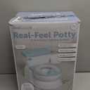 Real Feel 2-in-1 Potty with Wipes Storage, Flushing Sounds & Disposable Liners - Realistic Toilet - Easy to Clean & Assemble - Jool Baby (Aqua)