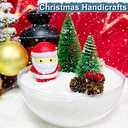 TURNMEON 25 Ounces Christmas Artificial Snow Powder Xmas Decorations, Sparkling Faux Fake Snow Dry Plastic Snowflakes for Christmas Tree Decorations Home, Crafts, Winter Village Displays,Holiday Decor